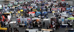 Busy show floor